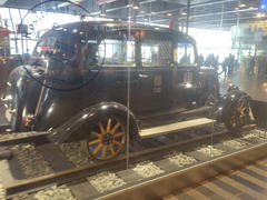 They used this car to inspect the rails