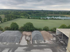 Blick von der hohen Plattform